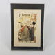 Old lithograph framed 7th exhibition
