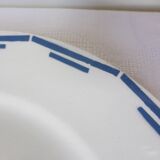 1 vintage round plate from the Céranord factory, model Gavarnie 210879.