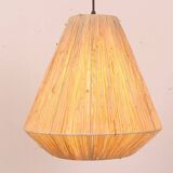 Wicker pendant light