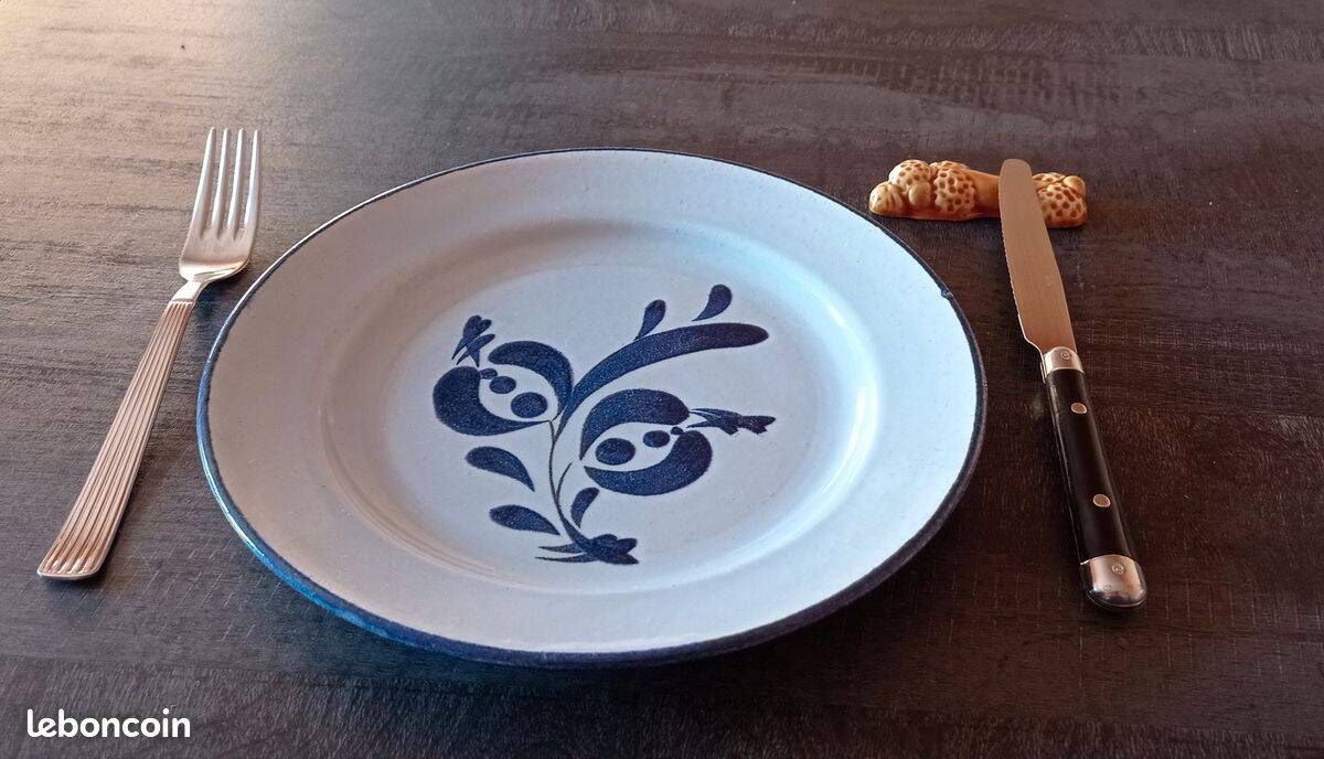 Vintage ceramic poodle knife holder