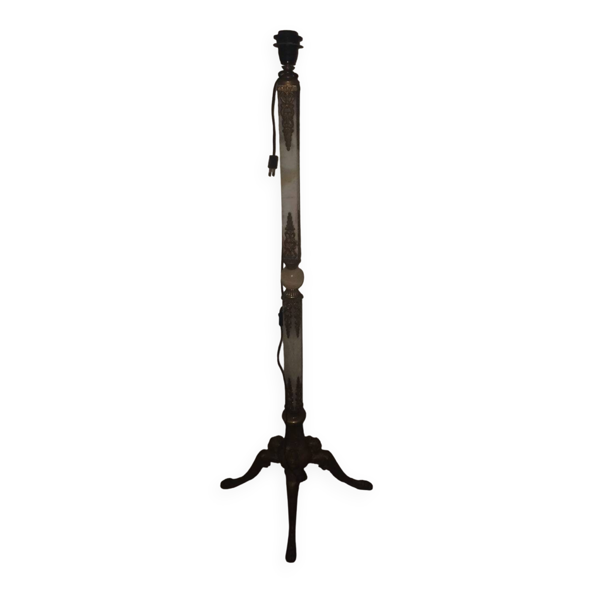 Onyx floor lamp