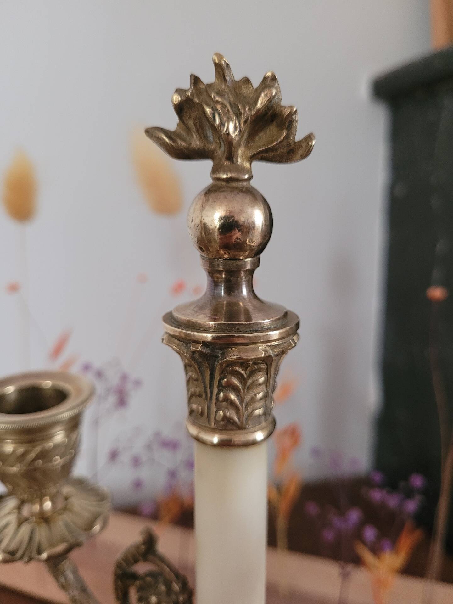 Pair of candelabra / chandeliers Louis XVI