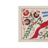 Vintage Turkish rug hand-knotted 44x96 cm