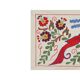 Vintage Turkish rug hand-knotted 44x96 cm