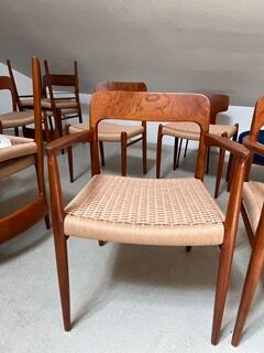 Paire de fauteuils de Niels O. Møller, J.L. Moller, Modèle 56, Danemark, années 1950