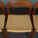 Set of 6 chairs and dining table Niels Otto Møller