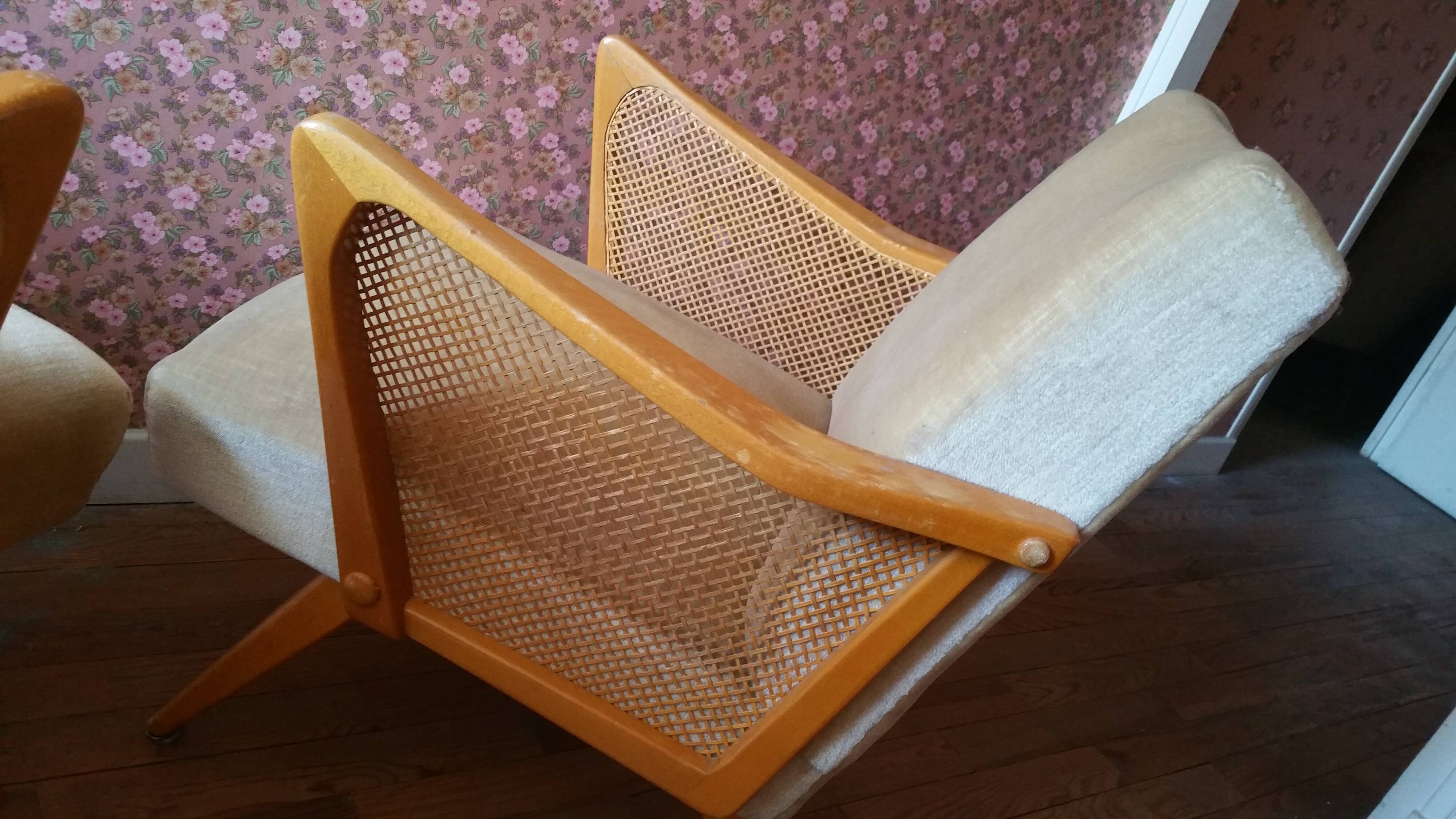 Scandinavian Danish cocktail chair 50 60s
