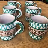 6 mugs by Robert Picault