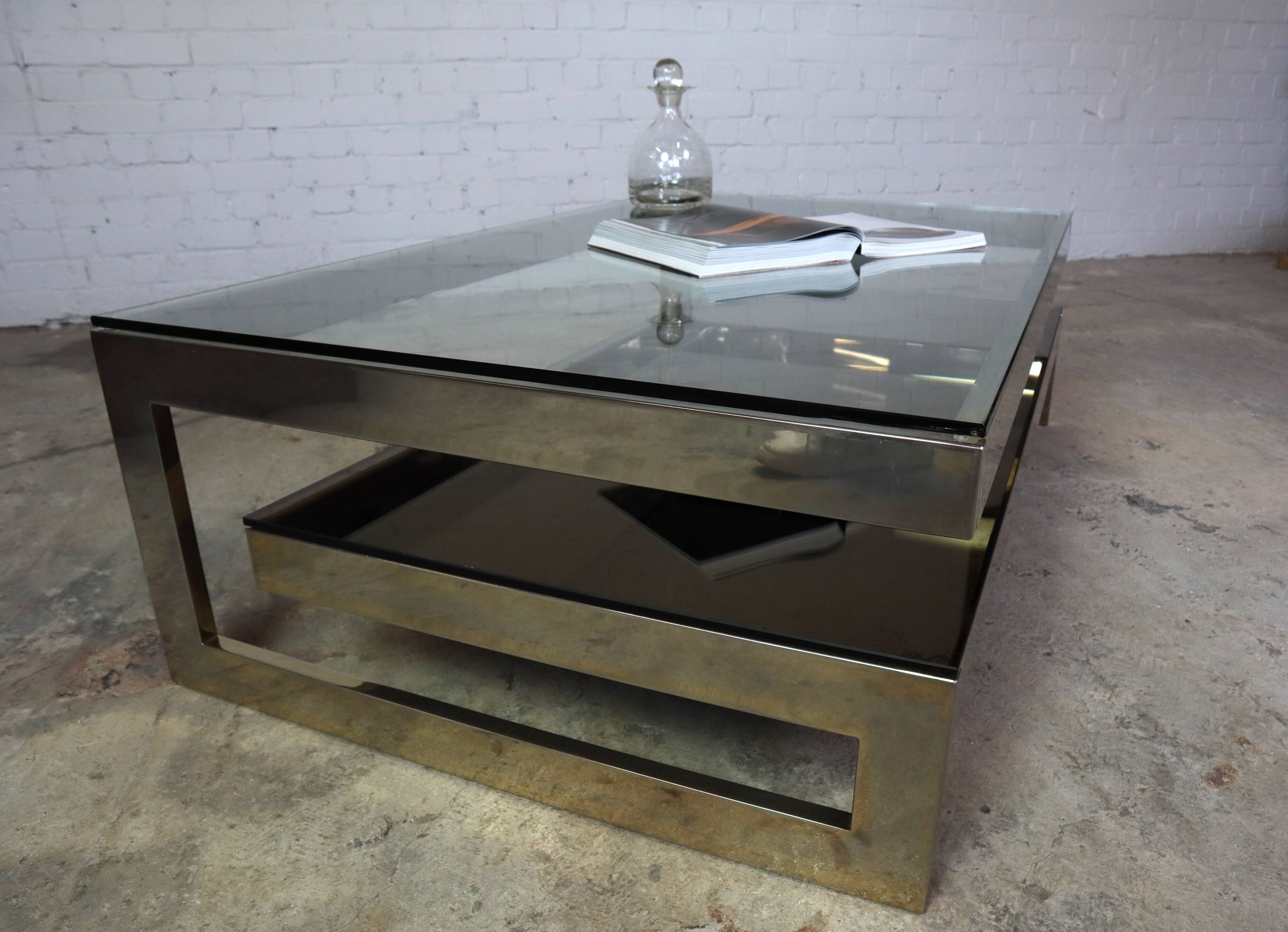 Belgo Chrom G-shape coffee table