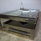 Belgo Chrom G-shape coffee table