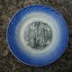 9 humorous old dessert plates "Women and sports"