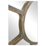 Miroir industriel rond en métal (100cm x 3cm)
