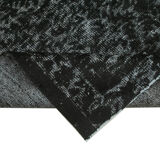 Handmade Vintage Turkish 1980s 160 cm x 250 cm Black Rug