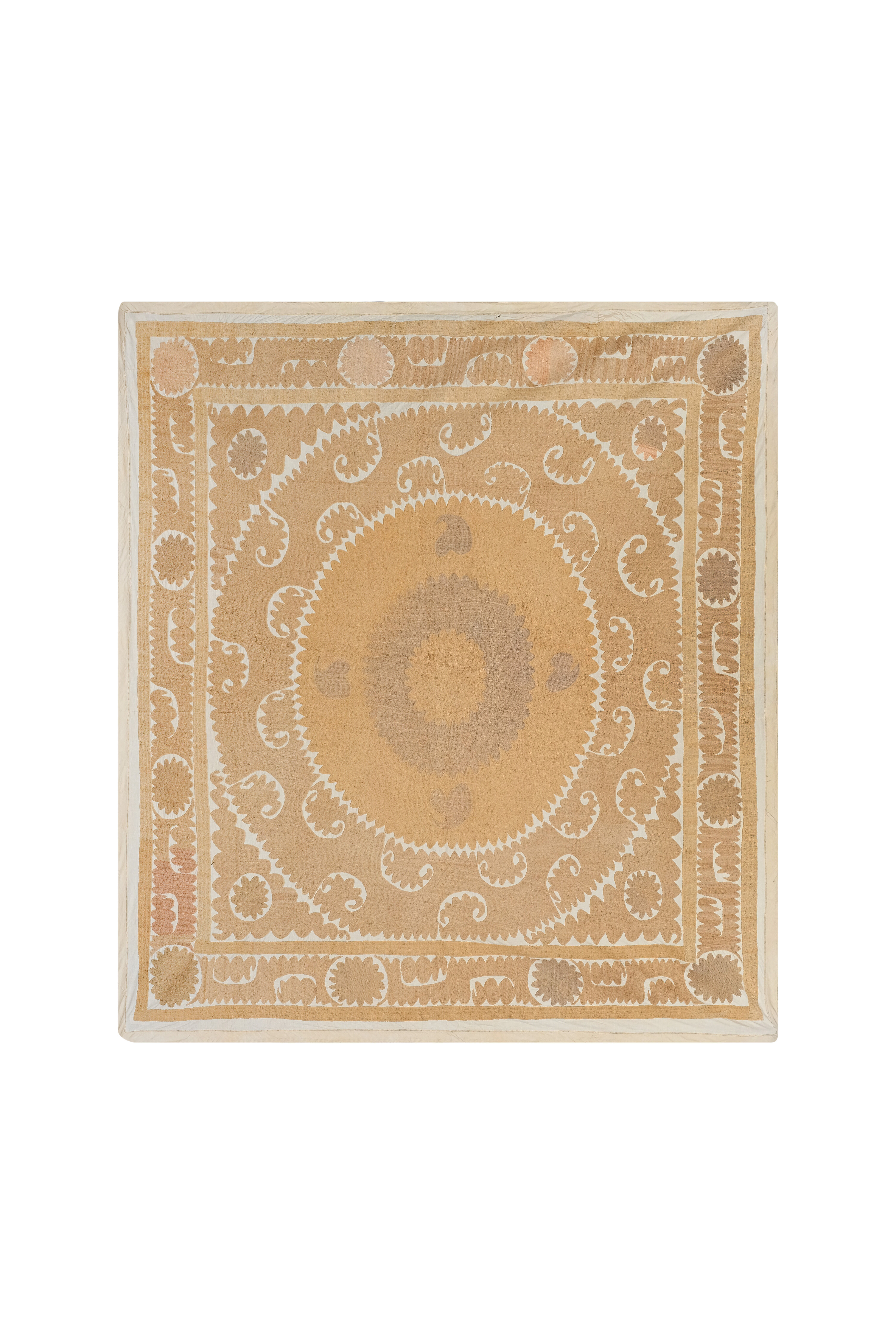 Vintage Turkish hand-knotted rug 153x164 cm