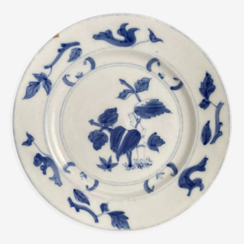 Porcelain plate of Delft eighteenth century