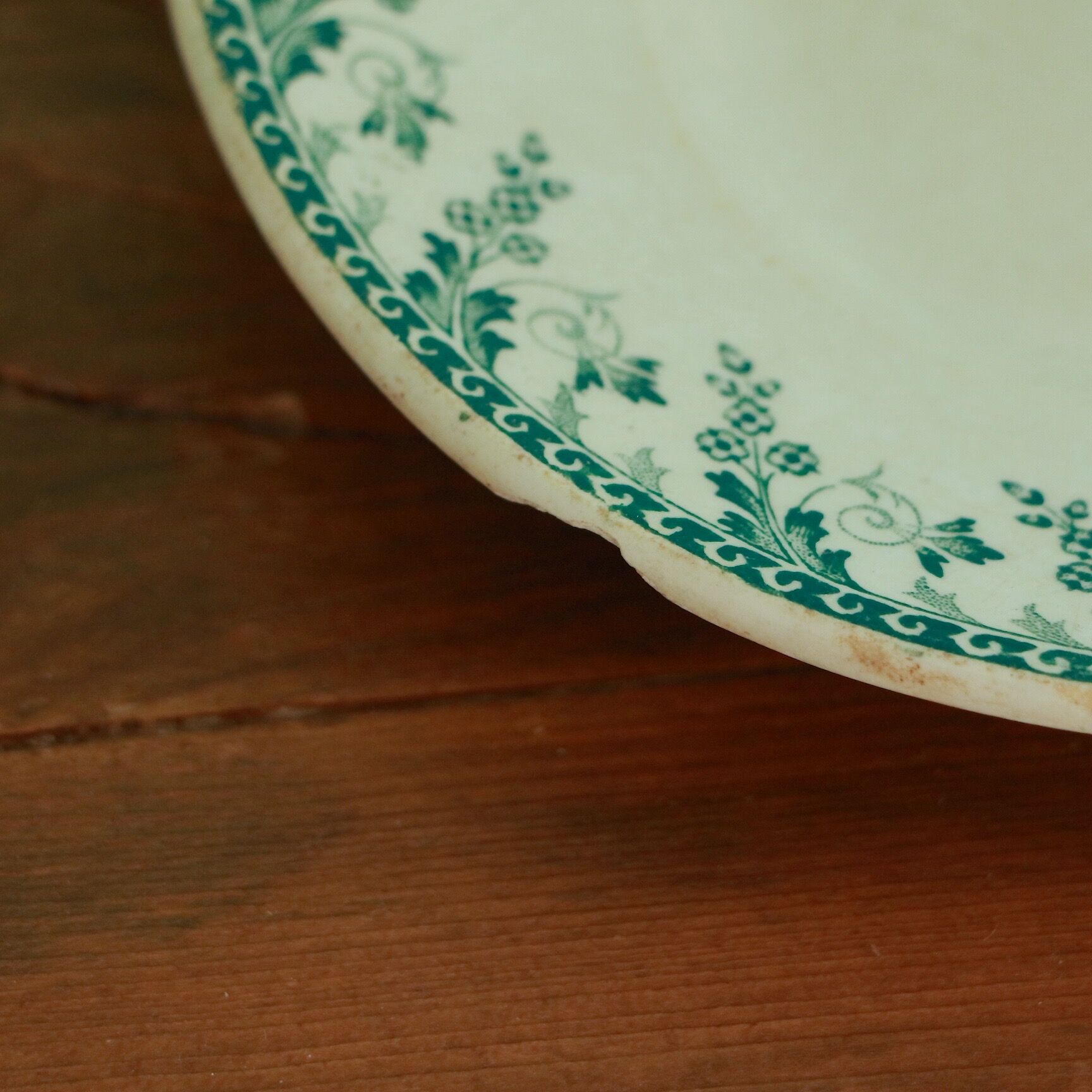 Ancient ravier oval dish in Terre de Fer