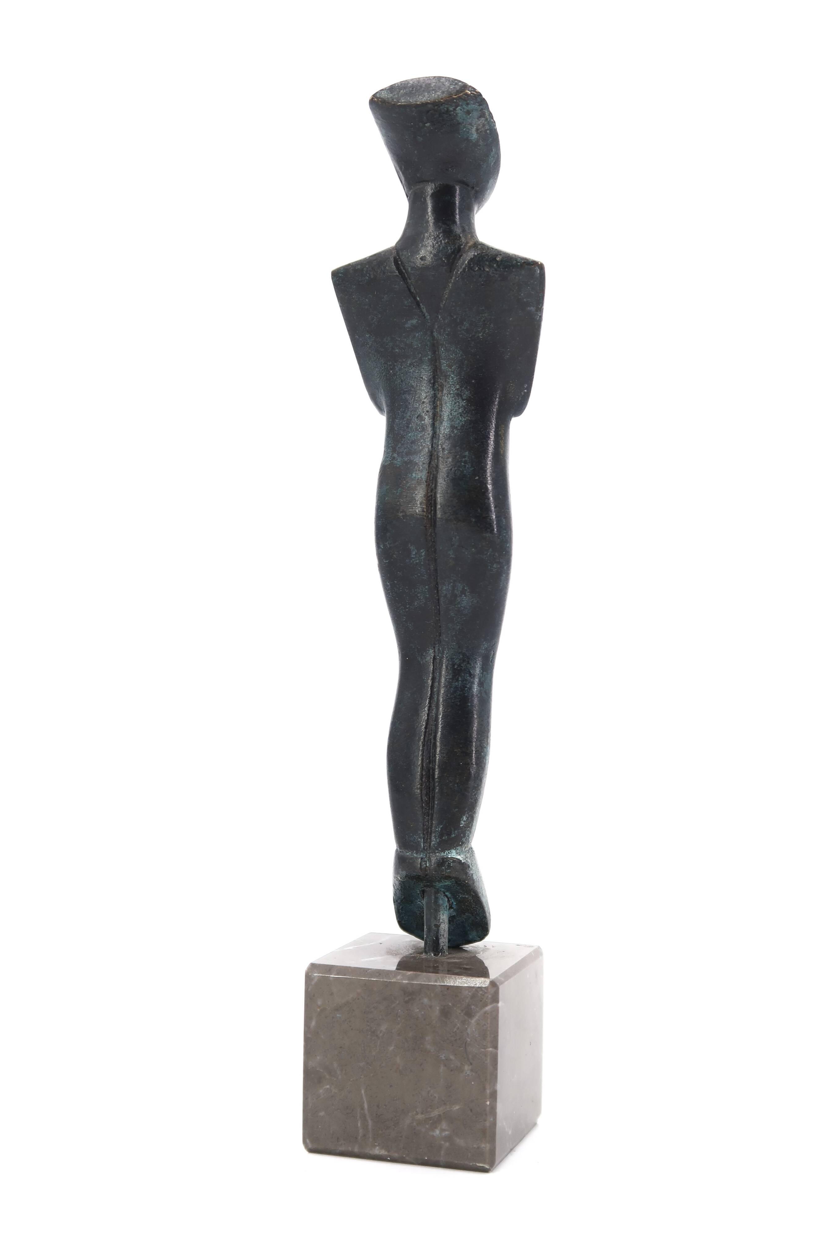 Sculpture cycladique en bronze, années 70