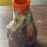 Vintage Vallauris Glazed Ceramic Pitcher, 30 cm High