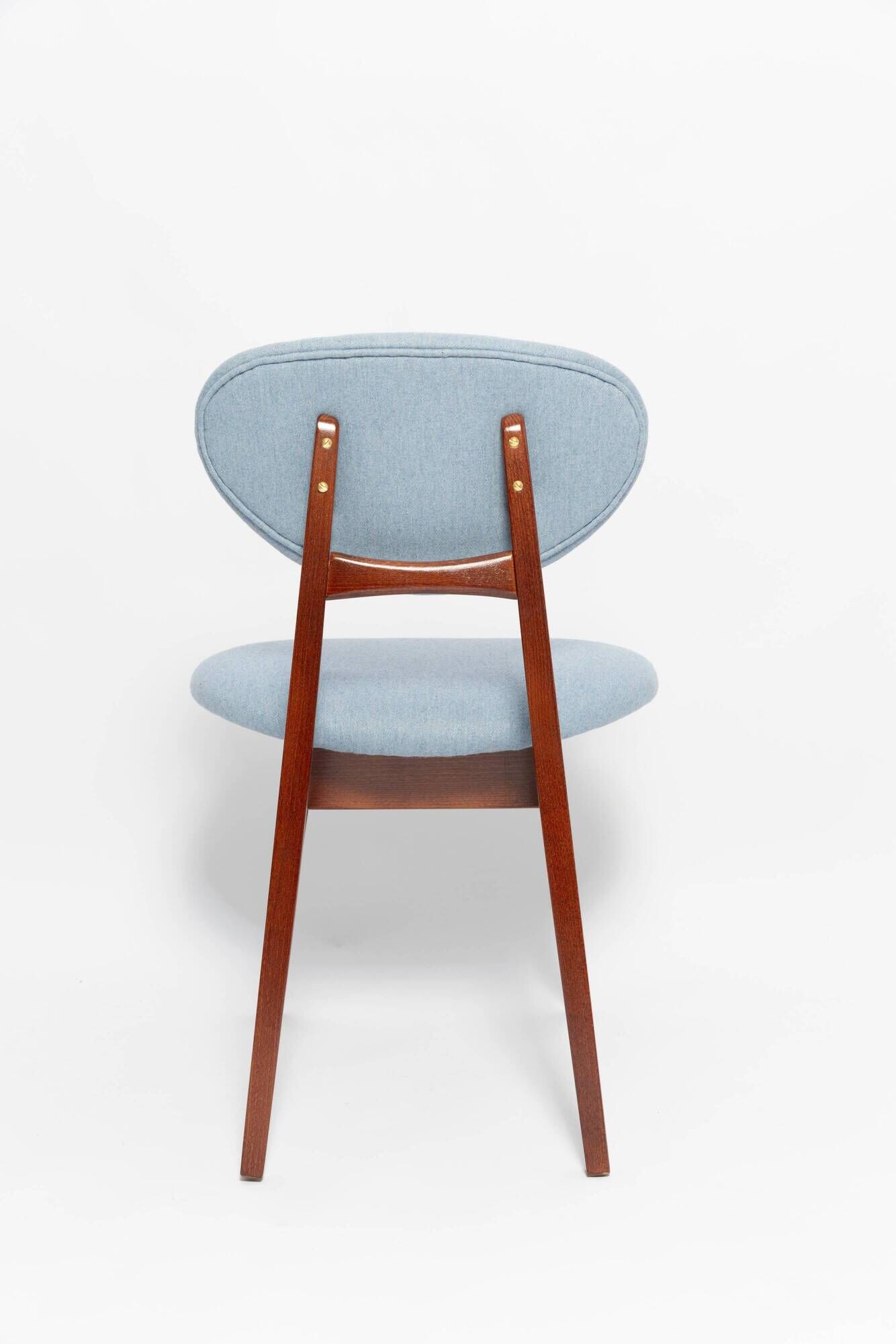 Blue Mushroom Chair Mid-Century, Type 200/128, by J. Kedziorek, Europe, 1960s