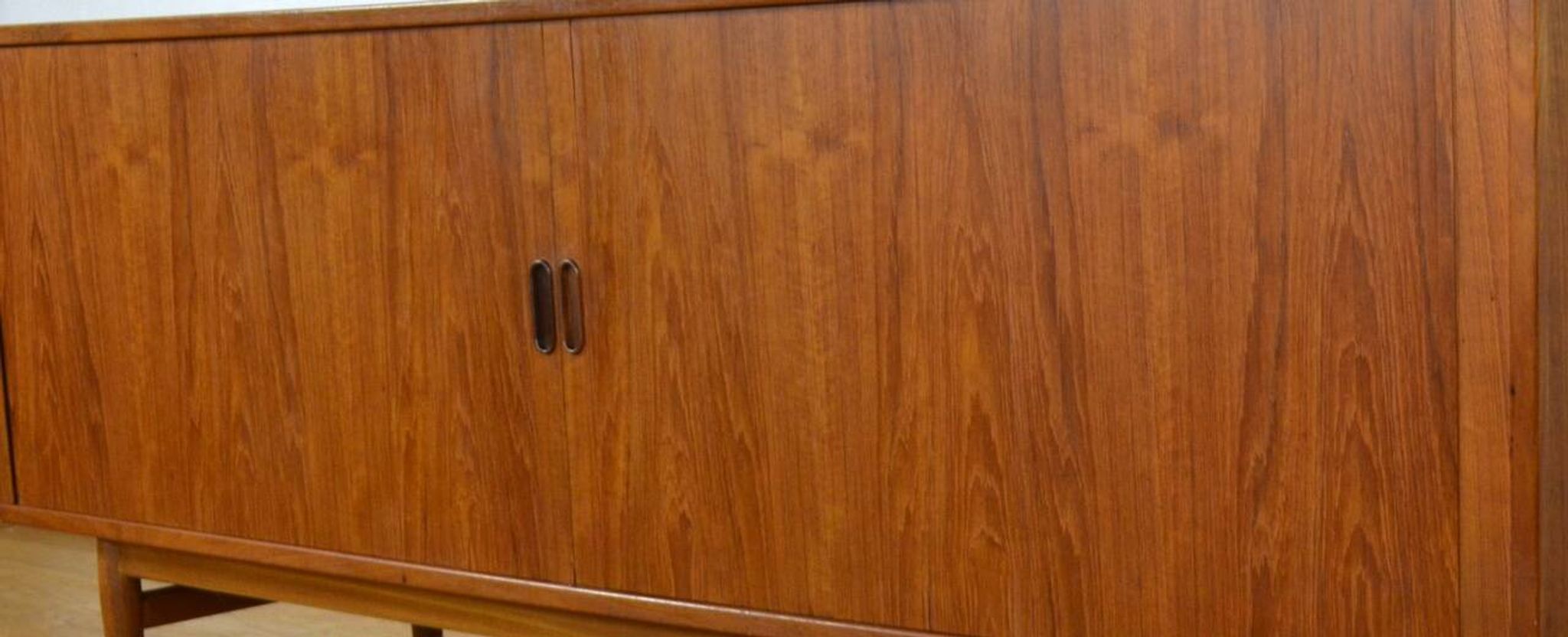 Enfilade danoise en teck par Arne Vodder modèle OS37 / Sibast 1960