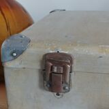 Vintage metal suitcase