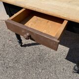 Small bistro table with black legs