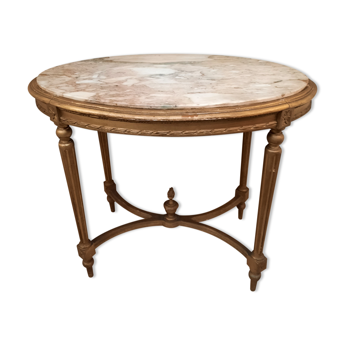 Louis XVI style mid-century tanle