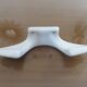 Double hook in white porcelain Art Deco style