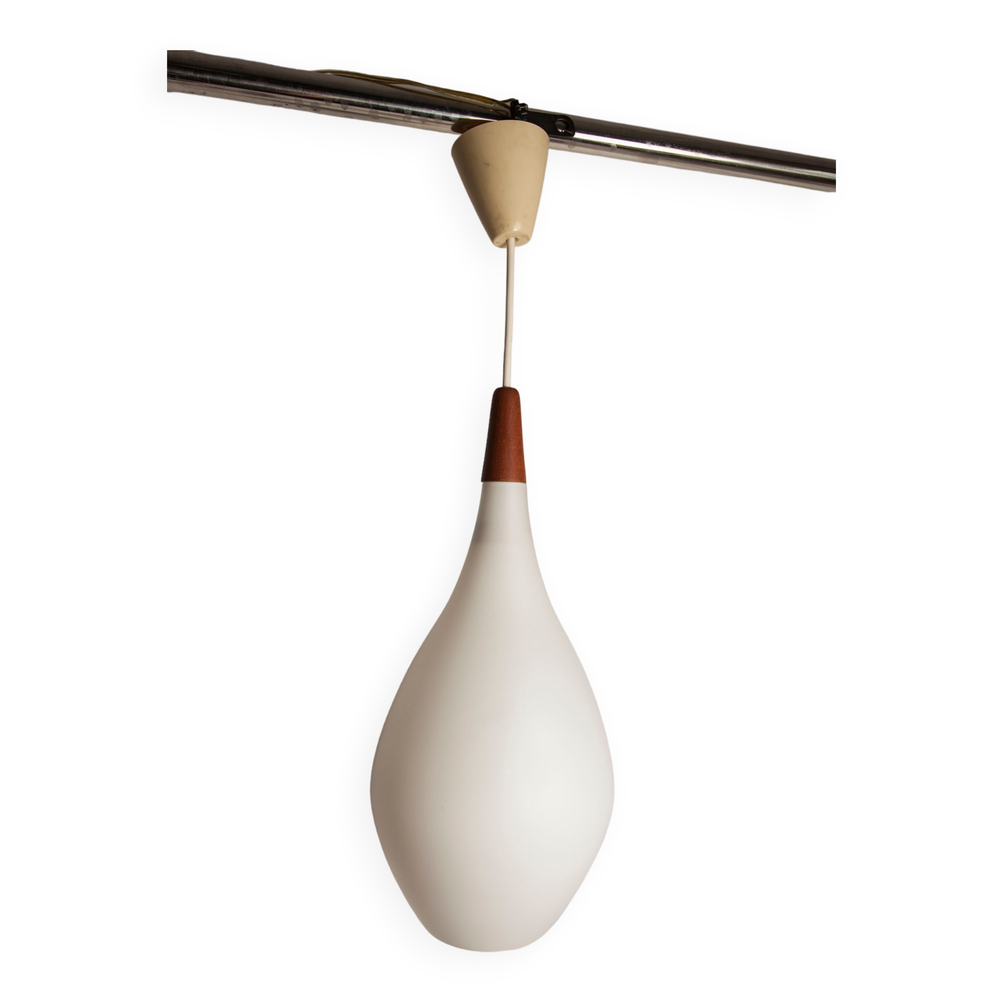 Opaline suspension drop of water by Holmegaard, 1960