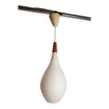 Opaline suspension drop of water by Holmegaard, 1960