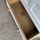Antique white mirrored wardrobe (renovated)