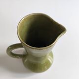 Glazed stoneware pitcher from the 1950s