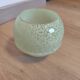 Speckled glass globe lampshade, vintage Art Deco style
