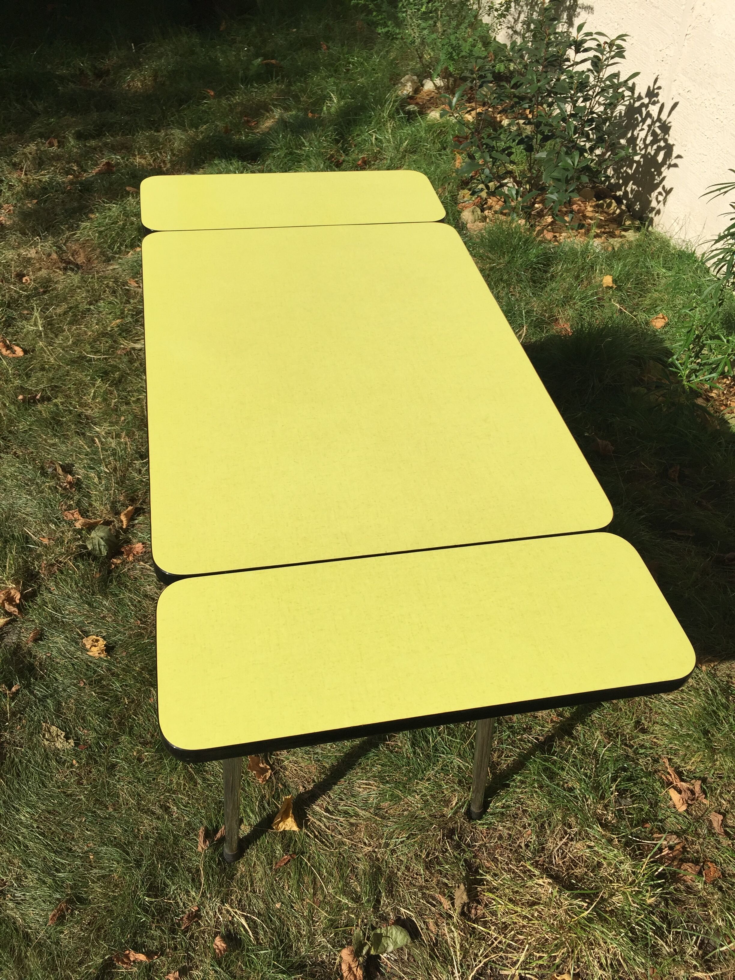 Bright yellow formica small model