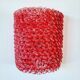 Pair of pink glass sconces 70-80s