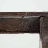 Antique English early 19th century hall bench made of oak