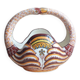 Vintage earthenware basket for Henriot Quimper