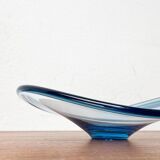 Art glass bowl from the Mid-Century Danish Thule series by Per Lütken for Holmegaard, 1960s.