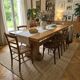 Oak farmhouse table