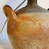 Vintage handmade pottery lamp