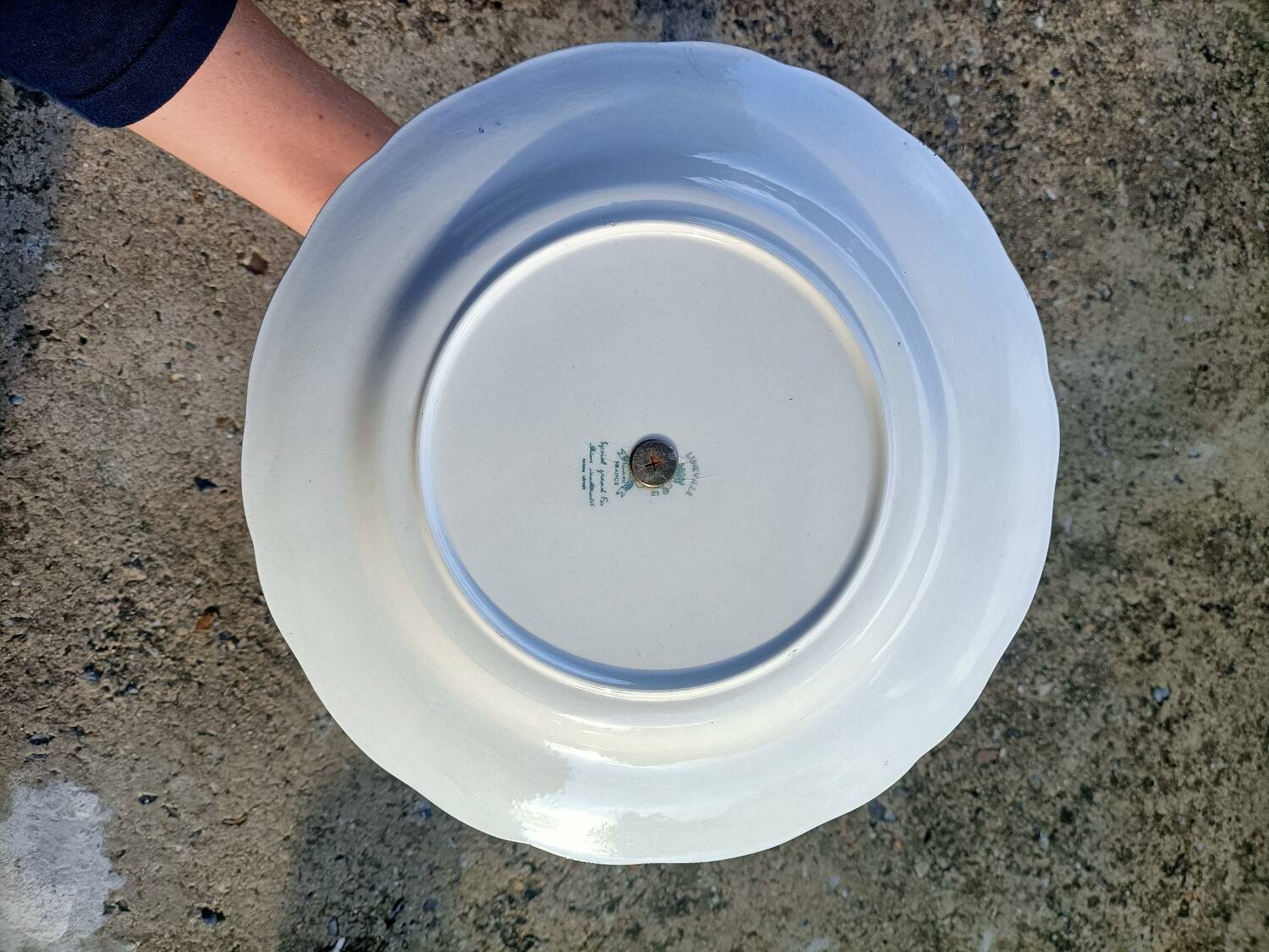 Lunéville retro cake stand