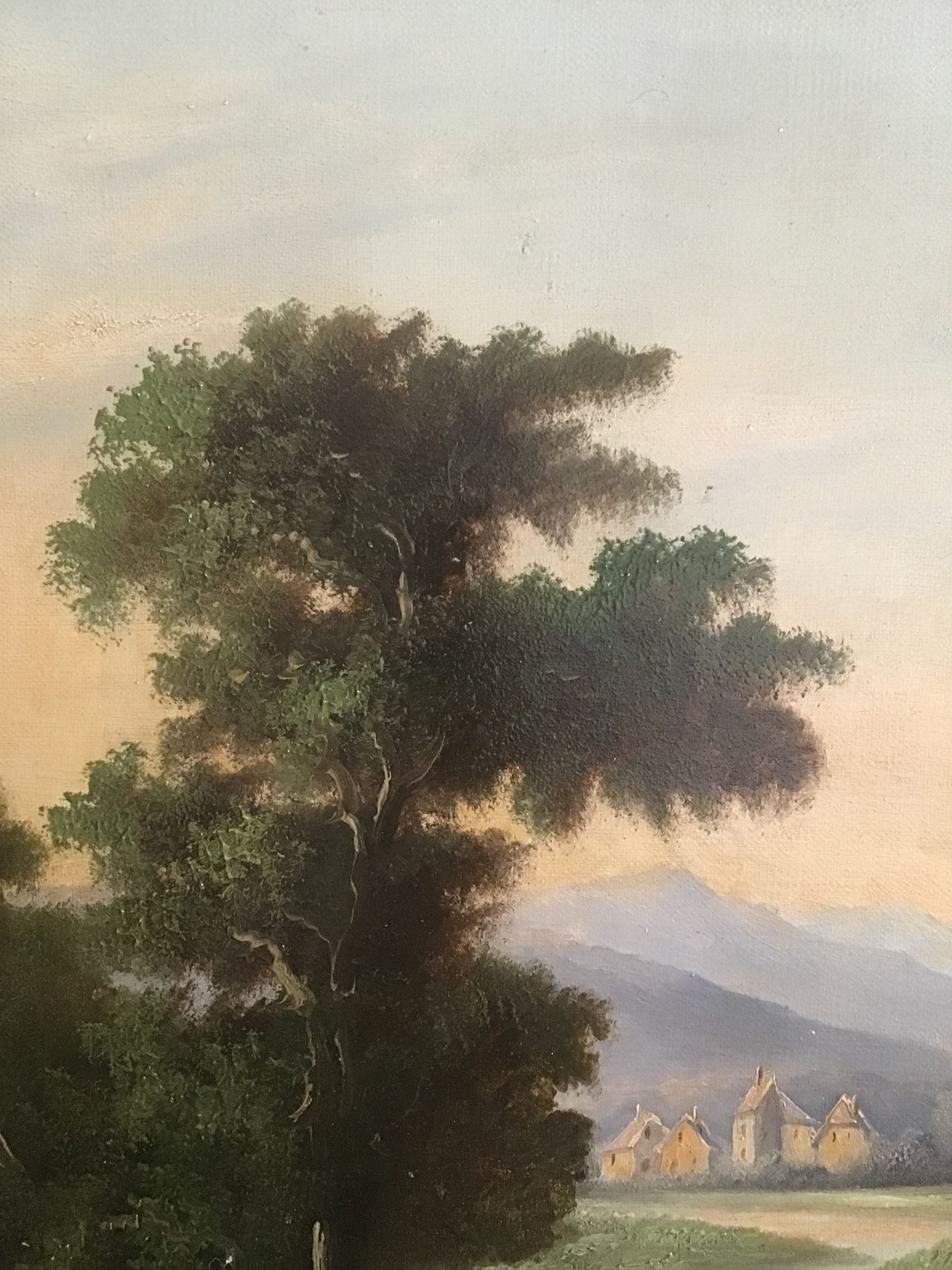 Landscape table late 19th