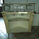 Tripod bar, shaped bow of boat vintage with his stool