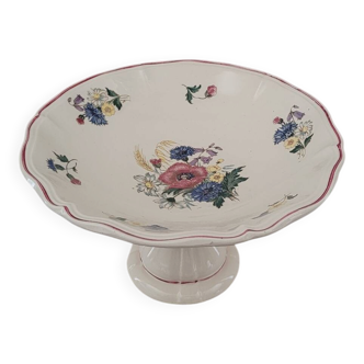 Rustic Compote Dish Digoin Sarreguemines 1930