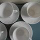 set of 6 cups and saucers vintage French tableware