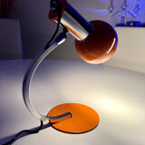 Targetti lamp vintage 1960s space age orange chrome