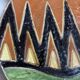 Large ceramic dish by Giraud Biot