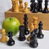 Staunton Chess Set in Lacquered Wood – King 10 cm – El Corte Inglés