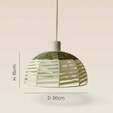 Woven dome suspension on metal structure / D 30cm