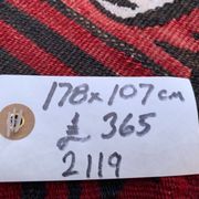 Medium Vintage Turkish Kilim Rug 178x107 cm Wool Kelim